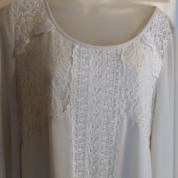 Flying Tomatoe Dress cream lace Applique Sz XL - Picture 2 of 10